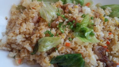 豚バラレタスチャーハン